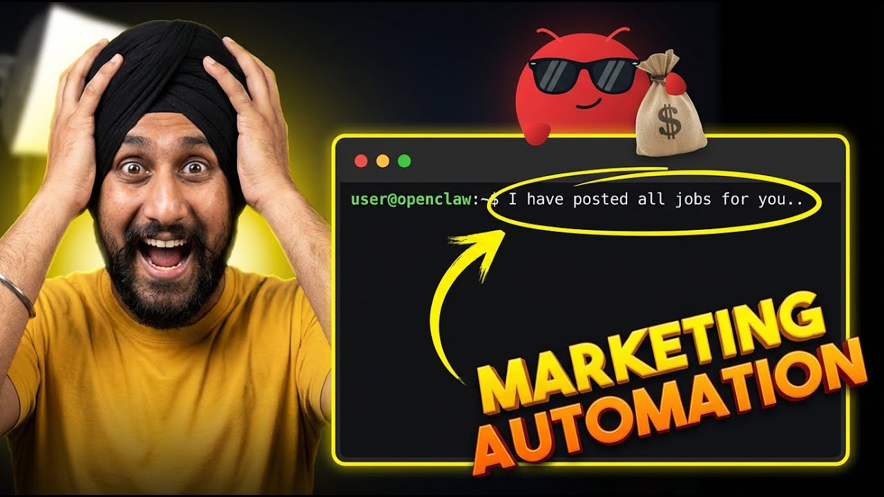 How I Use OpenClaw (Clawdbot) to Automate My Entire Marketing System