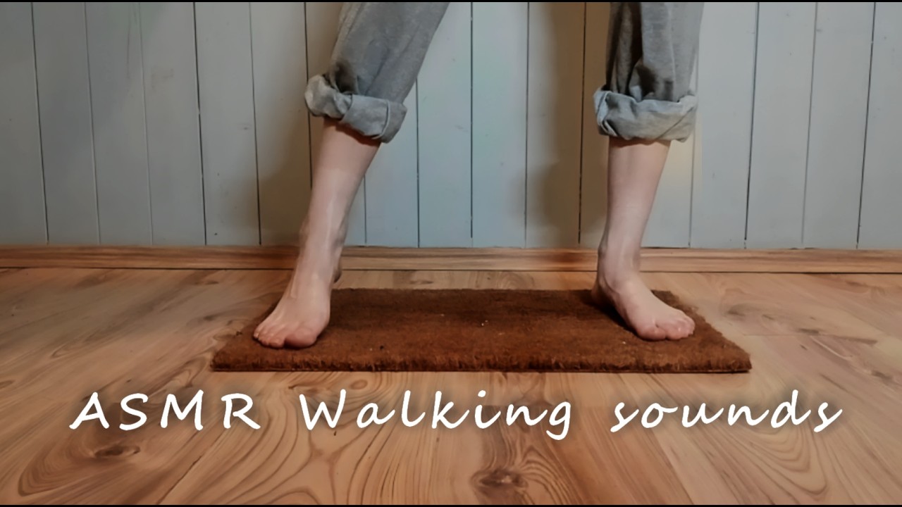 ASMR | Walking sounds | floor & rugs