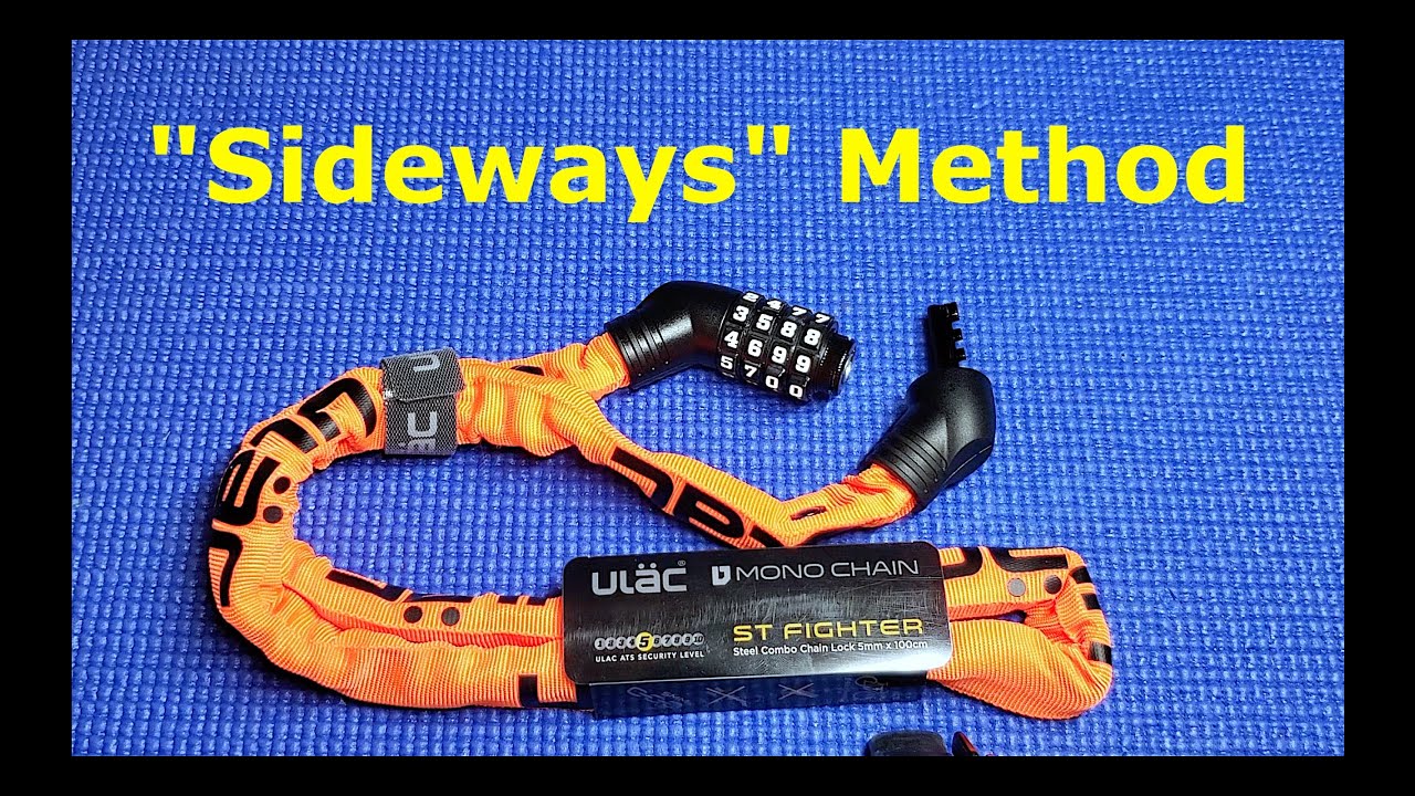 (203) How to recover your lost Ulac Street Fighter combination bike lock code