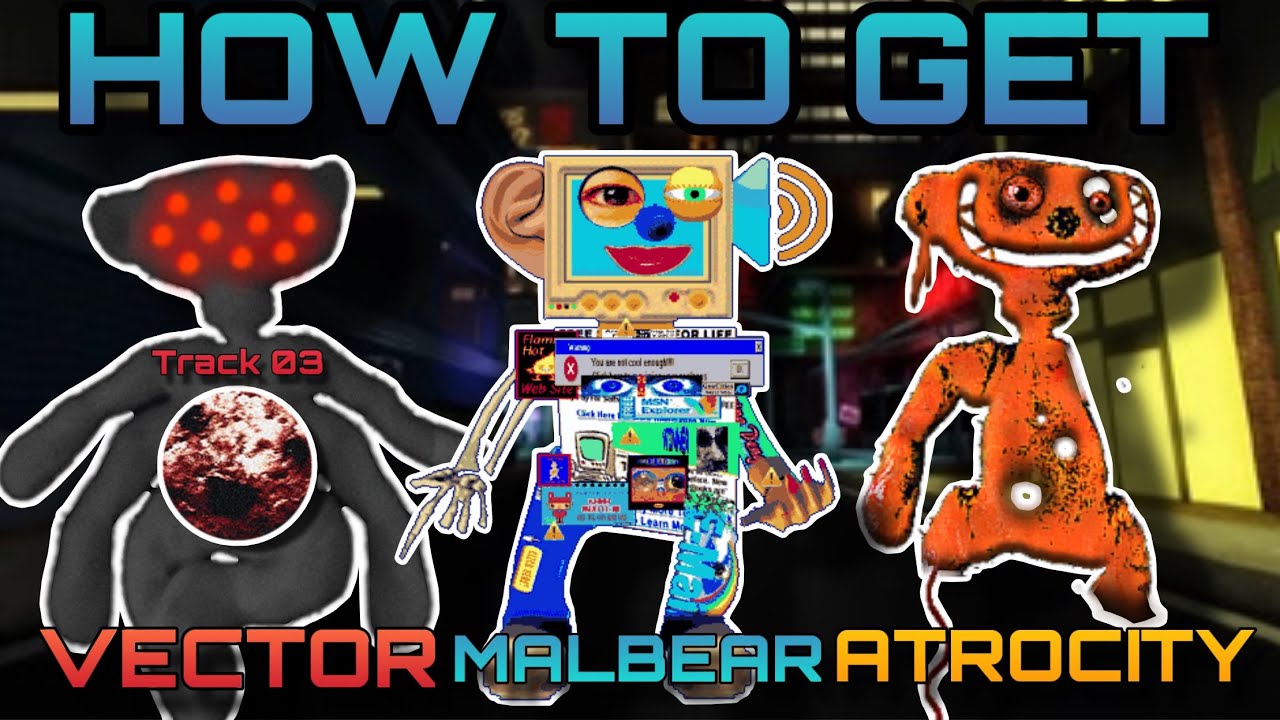 How to get malbear, atrocity, vector & track 03 badge in roblox bear alpha 2026
