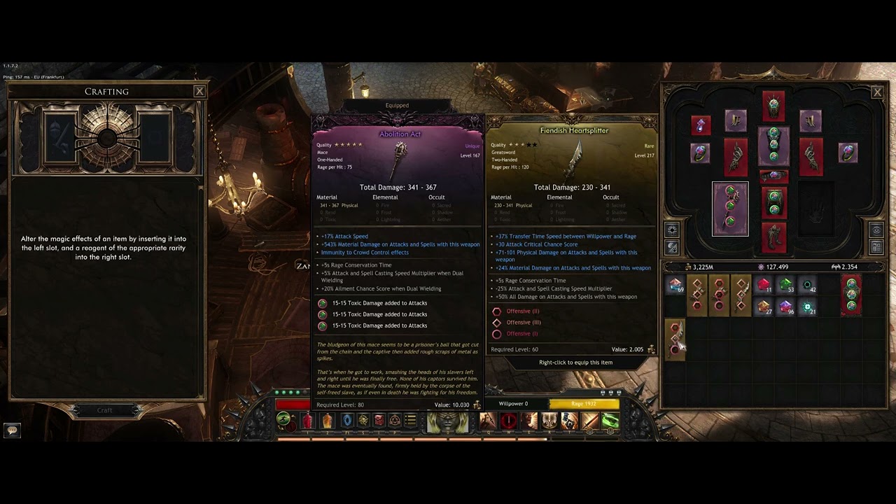 Wolcen Crafting (Part 1) Weapon Crafting Basics