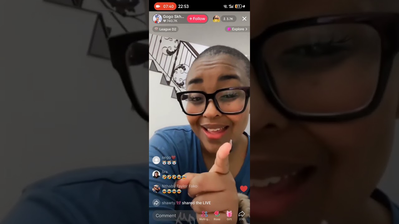Gogo Skhotheni was Live || Having a New Boyfriend || Sharing love and Conversation