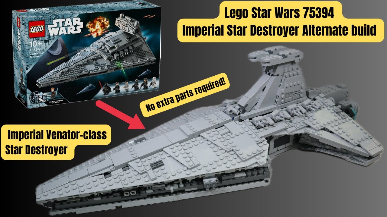 Lego Star Wars #75394 Imperial Star Destroyer Alternate build- Imperial Venator-class Star Destroyer