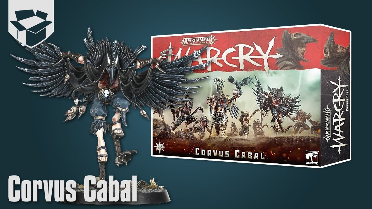 Анбоксинг - Warcry Corvus Cabal