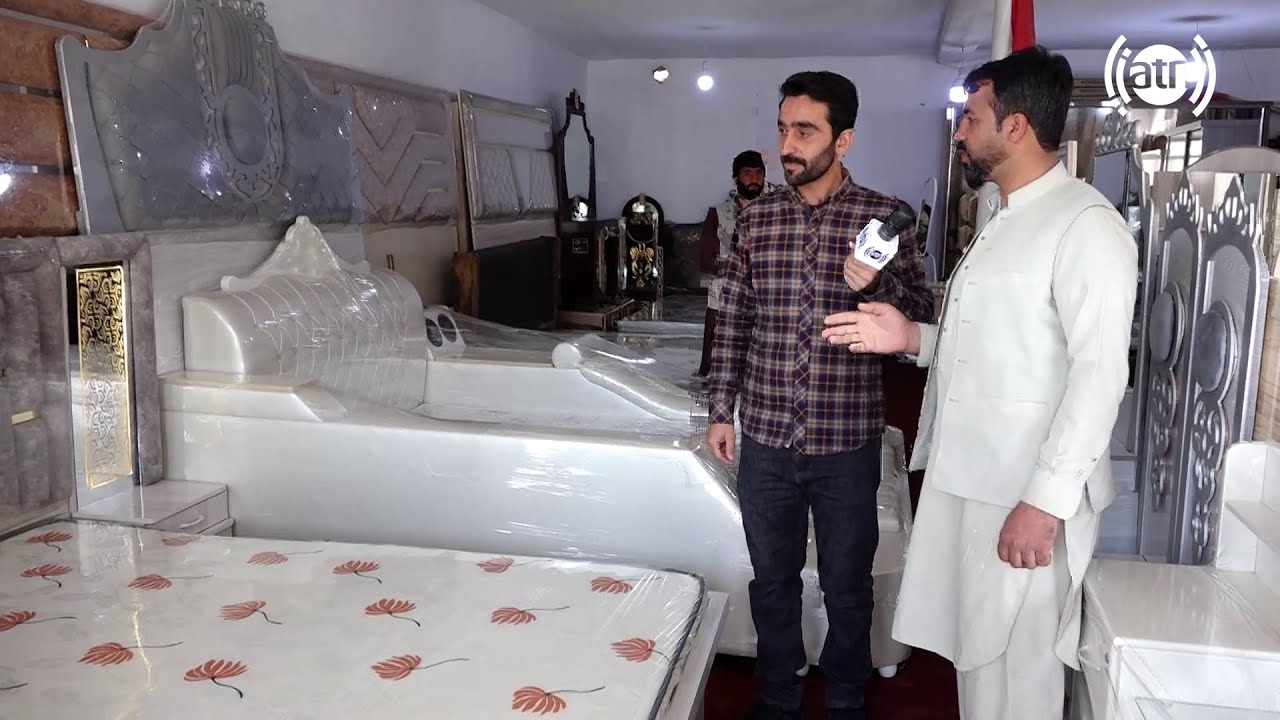 Furniture stores in Meli Bus square, Kabul / فروشگاه های مبل و فرنیچر در چهارراهی ملی بس، کابل