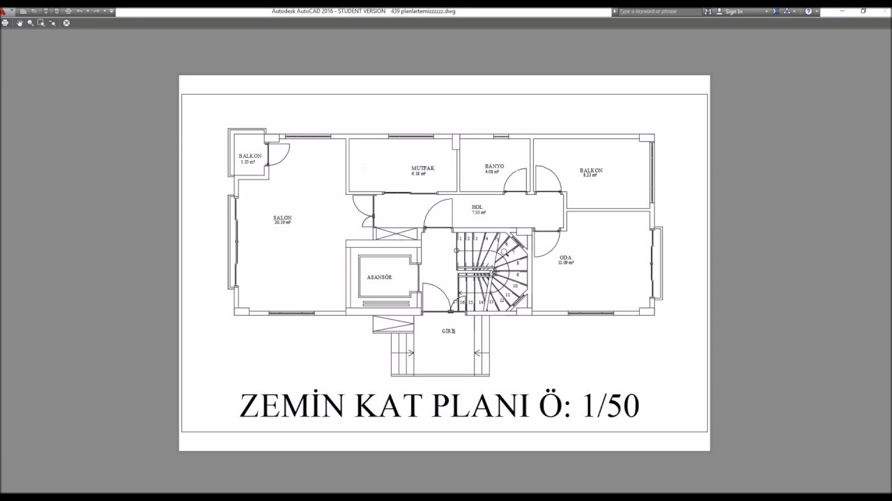 Architecture plan render by Photoshop /EPS Export