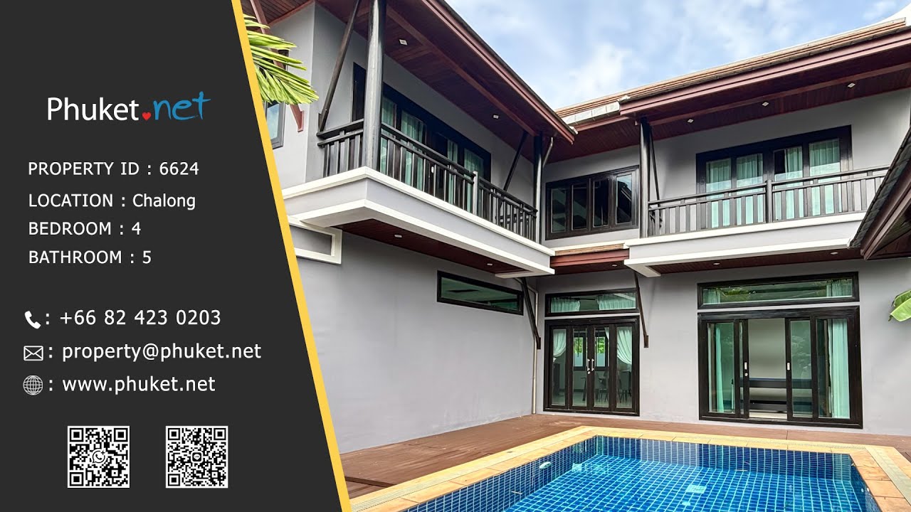 Villas For Sale: Thai-style Family Pool Villa in Chalong - Phuket.Net Real Estate