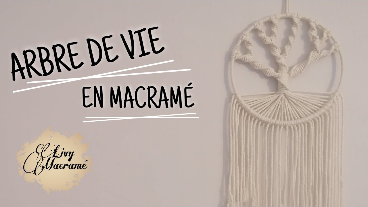 DIY arbre de vie en macramé | Livy Macramé