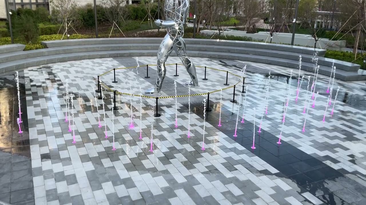 Kai Tak Sports centre Sky water fountain 