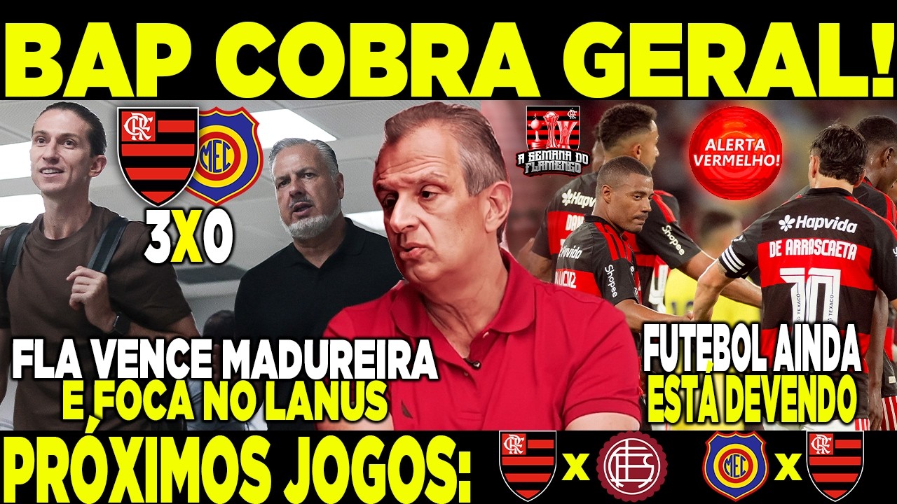 FLAMENGO VENCE MADUREIRA E FOCA NO LANUS | FUTEBOL AINDA ESTÁ DEVENDO | MERCADO DA BOLA