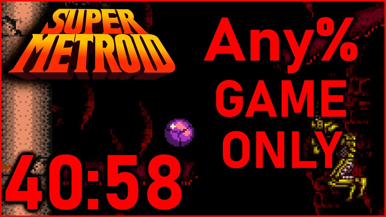 Super Metroid - Any% Speedrun in 40:58 (GAME ONLY Sub-41 #41)