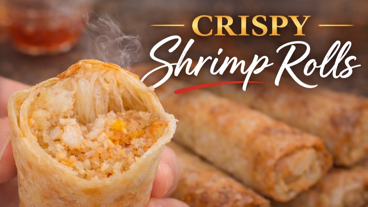 Crispy Baked Shrimp Rolls | Easy Homemade Recipe