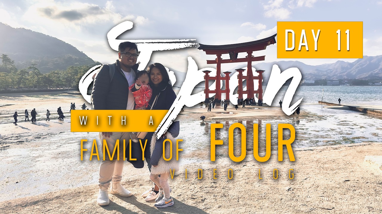 Hiroshima & Miyajima with Kids 🇯🇵 | From Peace Park to Floating Shrine (Day 11 of 1 Month in Japan)