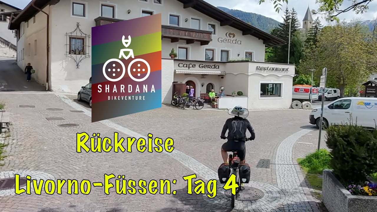 Rückreise Livorno - Füssen: Tag 4 - von Meran durch das Vinschgau und am Inn entlang nach Tarrenz