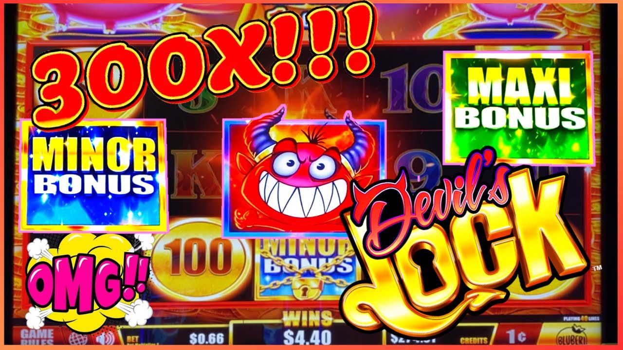 Incredible 300X Session 😈Devil's Lock Slot Machine from Blueberi 4K