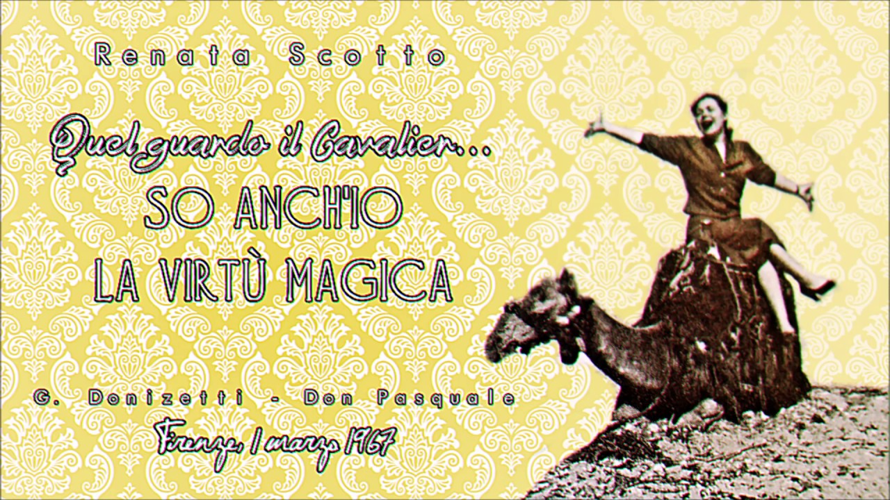 Renata Scotto - Quel guardo... So anch'io la virtù magica (live 1967)