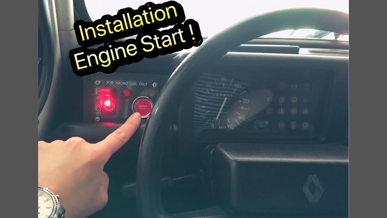 Installation bouton de démarrage Start Renault 4L !