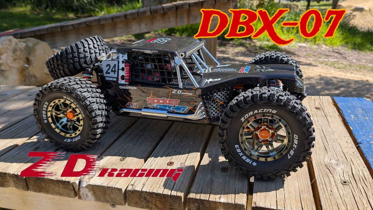 Zd Racing DBX-07 First run ..... Great Value 1/7th scale Desert Buggy