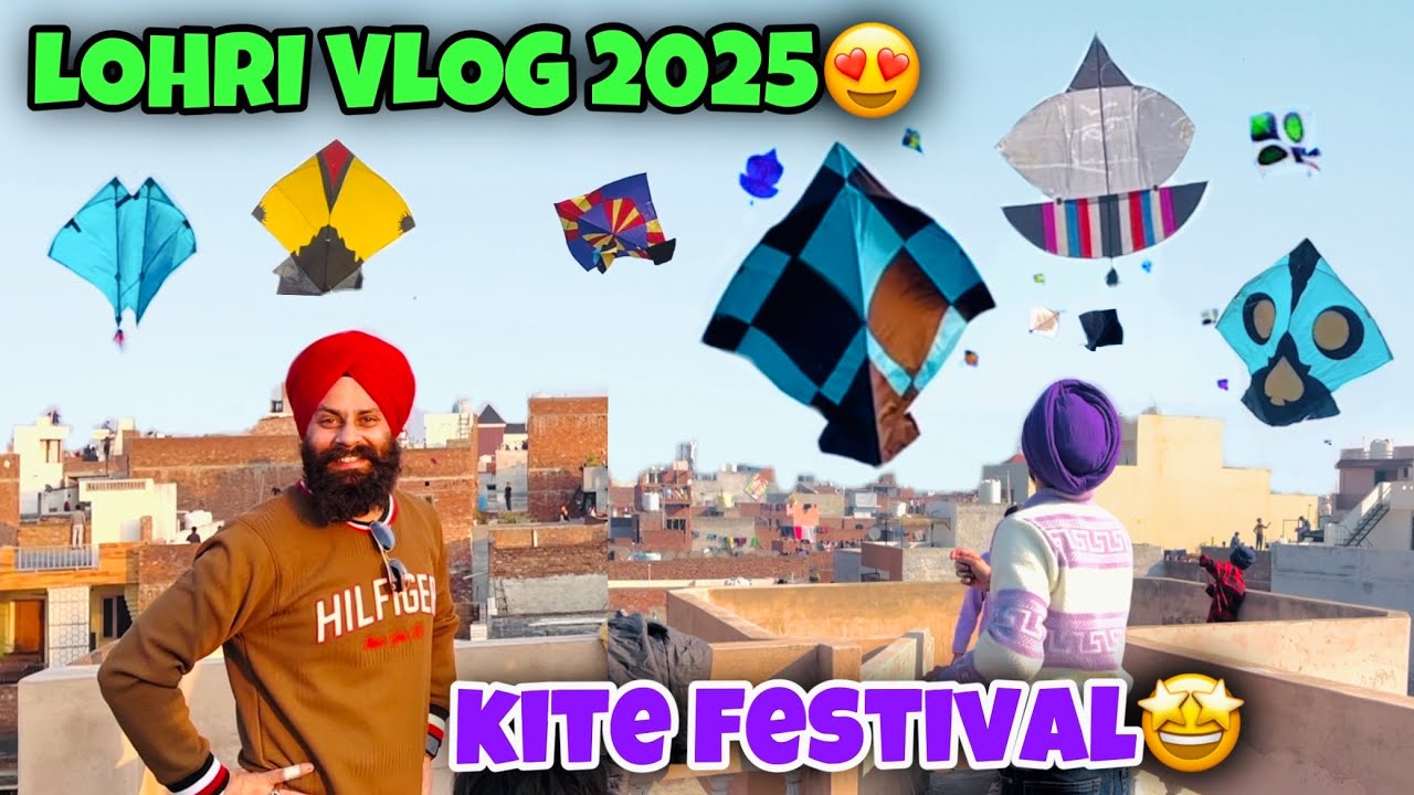Kite Festival 2025😍| Lohri Vlog 2025 🔥