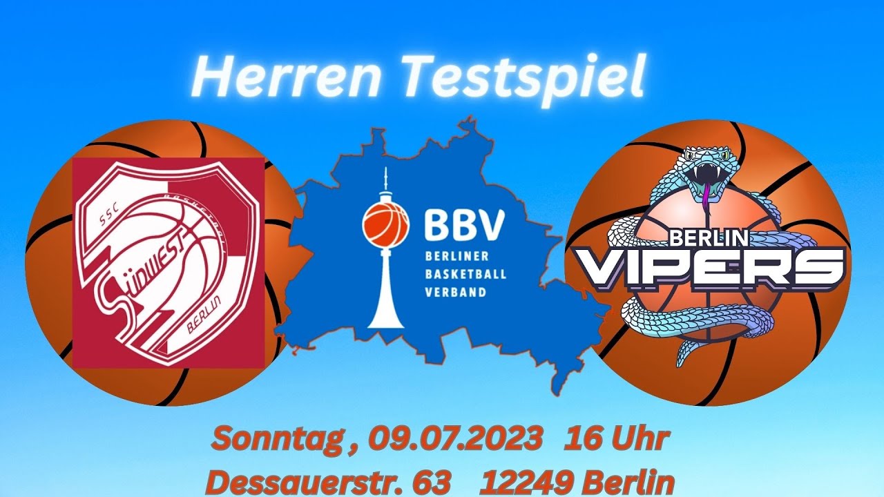 Herren Testspiel - BASS Südwest 5 gegen Berlin Vipers 1 (E)