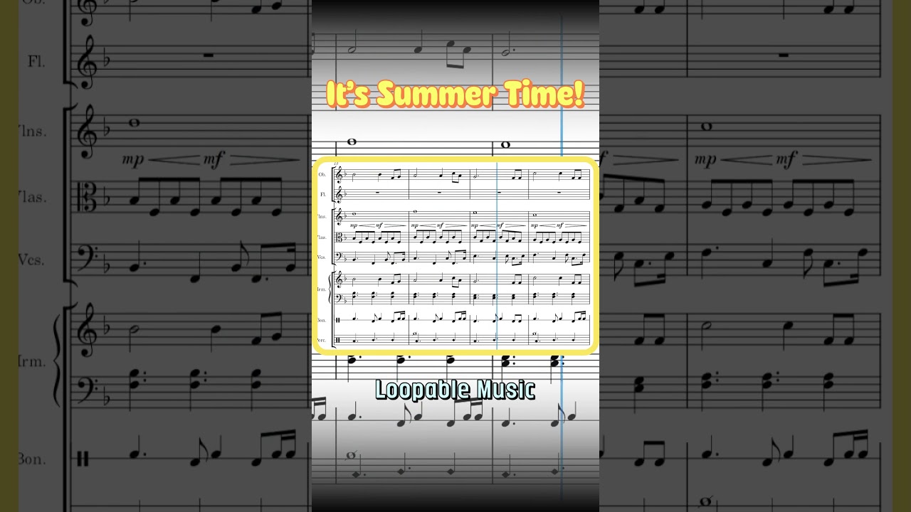 I make a loopable music for summer holiday