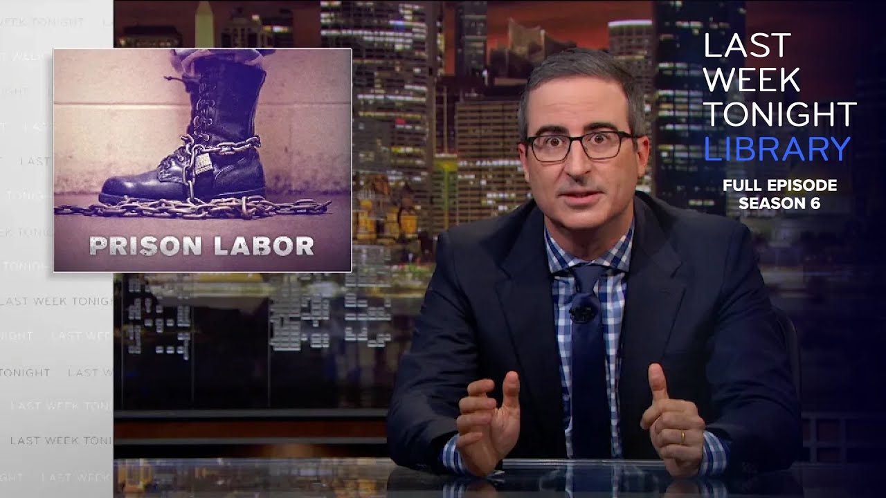 S6 E19: Prison Labor, Boris Johnson & John Ratcliffe: Last Week Tonight with John Oliver