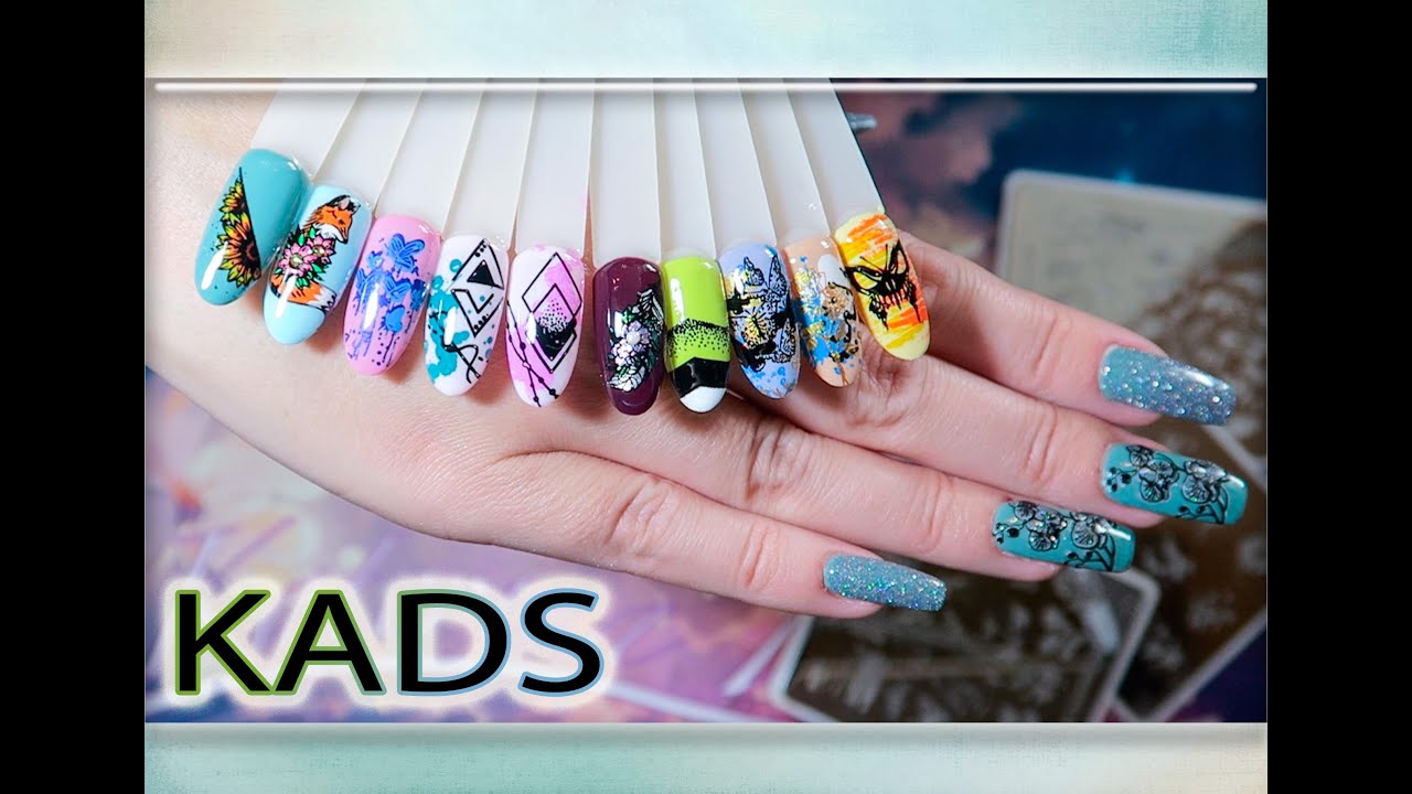Обзор пластин для Стемпинга KADS Fashion 029, Nature 049,053.