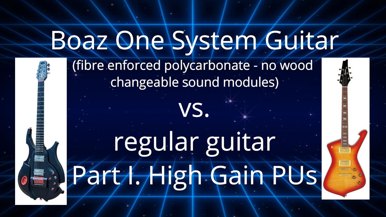 Wood vs. Polycarbonate - Metallica style - a fair guitar comparison - Part I. High Gain PickUps