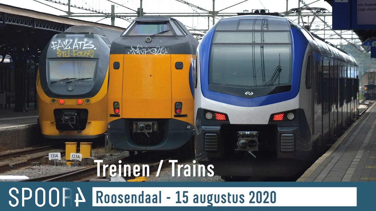 Treinen in Roosendaal - 15 augustus 2020