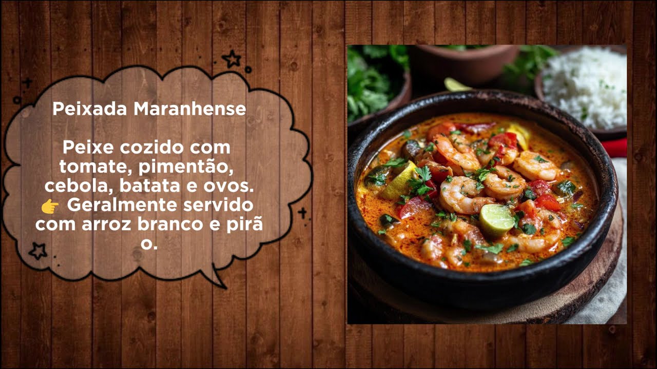 Comidas caseiras típicas do Maranhão #BR