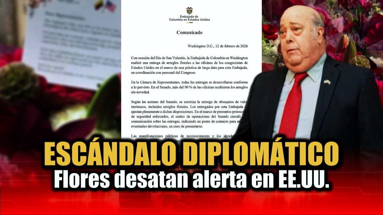 🛑Tradición de flores colombianas termina en incidente diplomático en EE.UU. 👇
