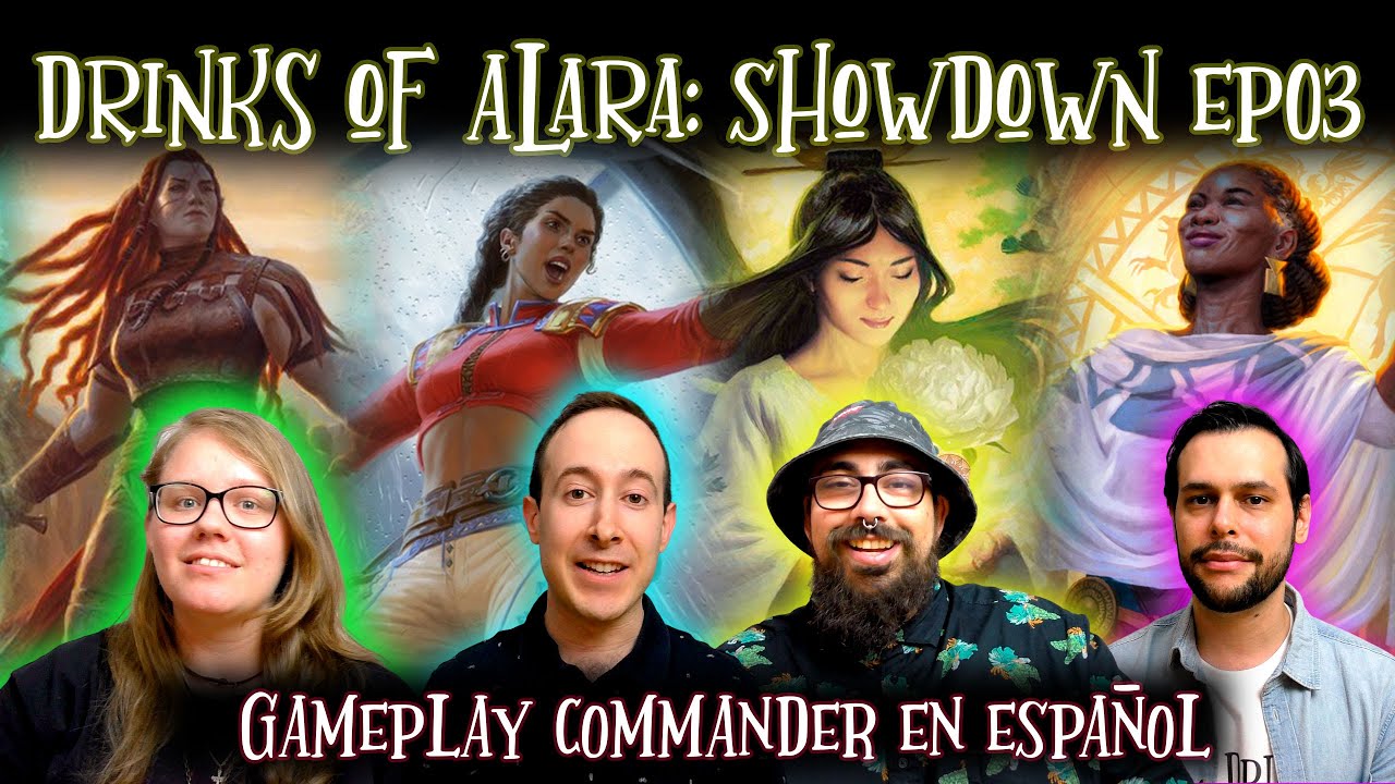RADHA vs SISAY vs AZUSA vs NIAMBI | Drinks of Alara: SHOWDOWN #003 | Commander en Español