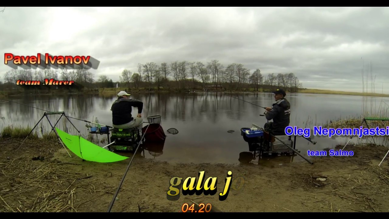 Ловля карася на фидер (Jägala jõgi 28.04.2016) (перезалив)