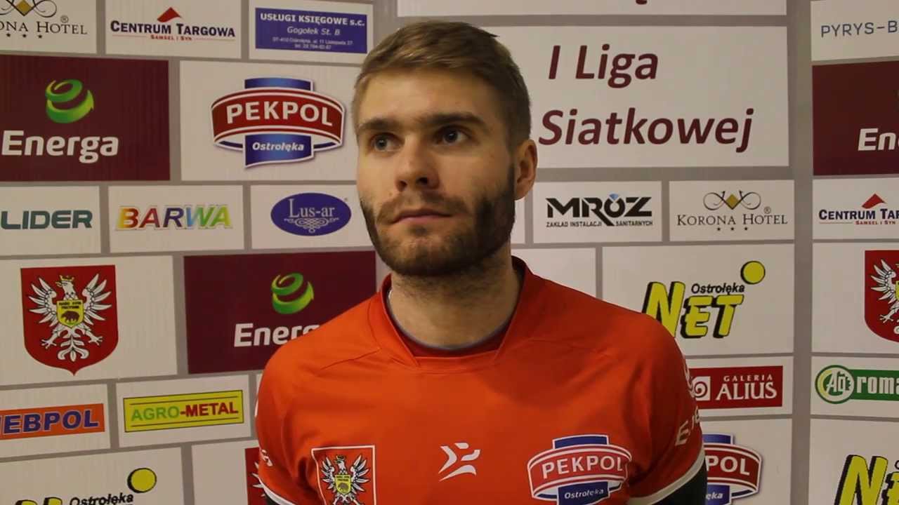 Adrian Mihułka (Energa Pekpol) po meczu z KPS Siedlce