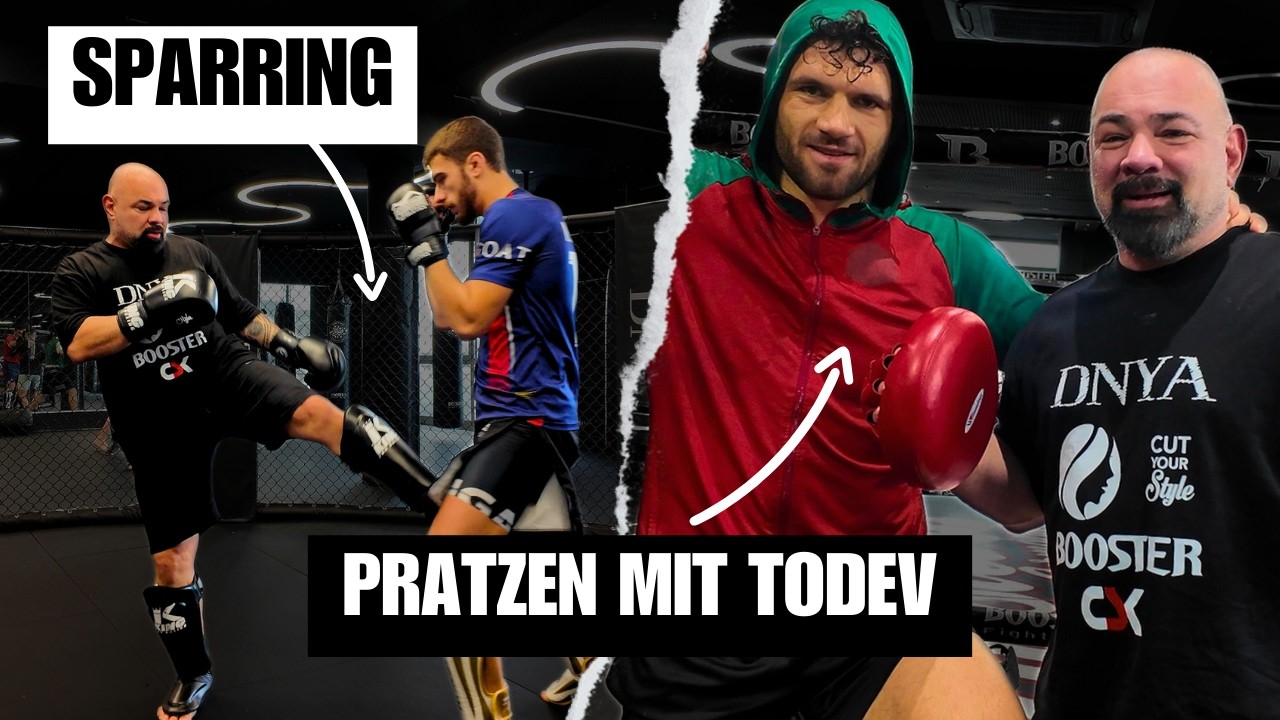Harter Tag! Pratzen-Action mit Todev und direkt dannach Sparring!