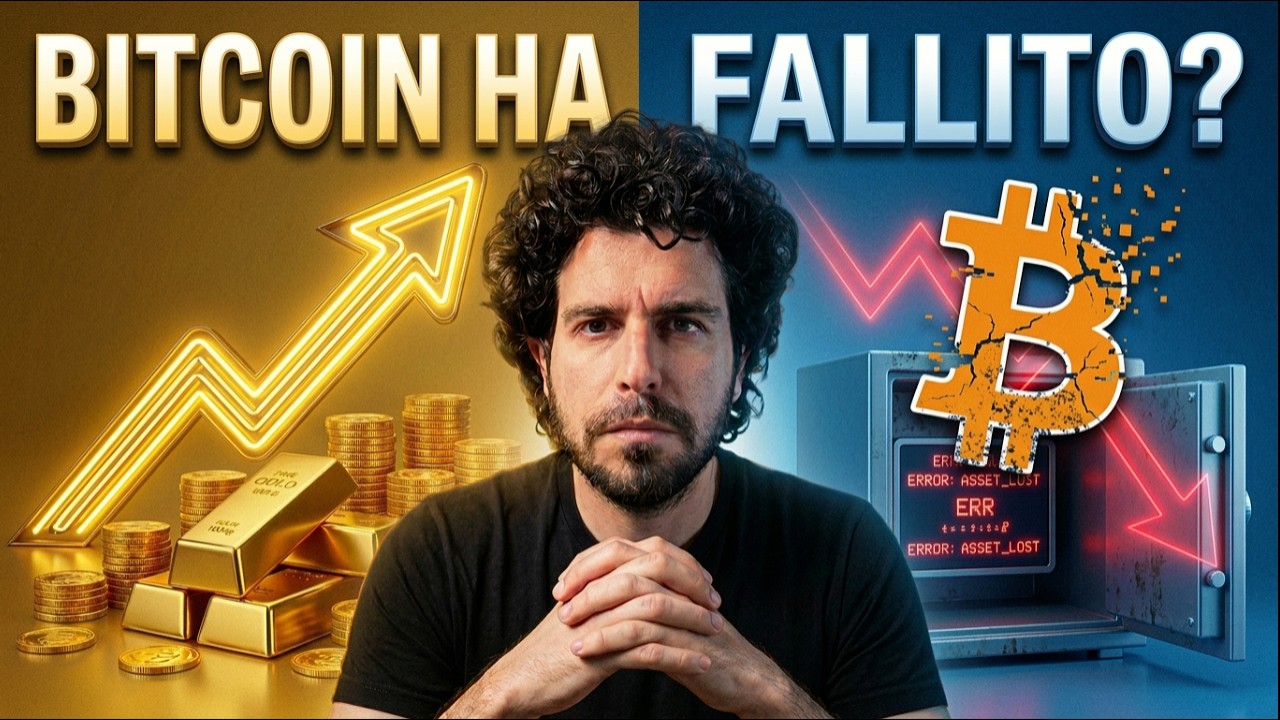 Bitcoin vs Oro: La Verità Che Nessuno Sta Guardando