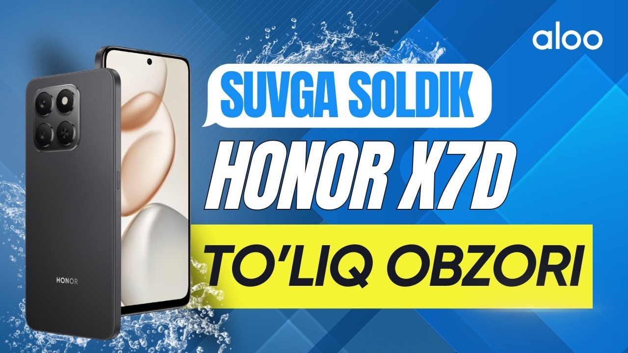 Honor X7d - to'liq obzor (O'zbek tilida)