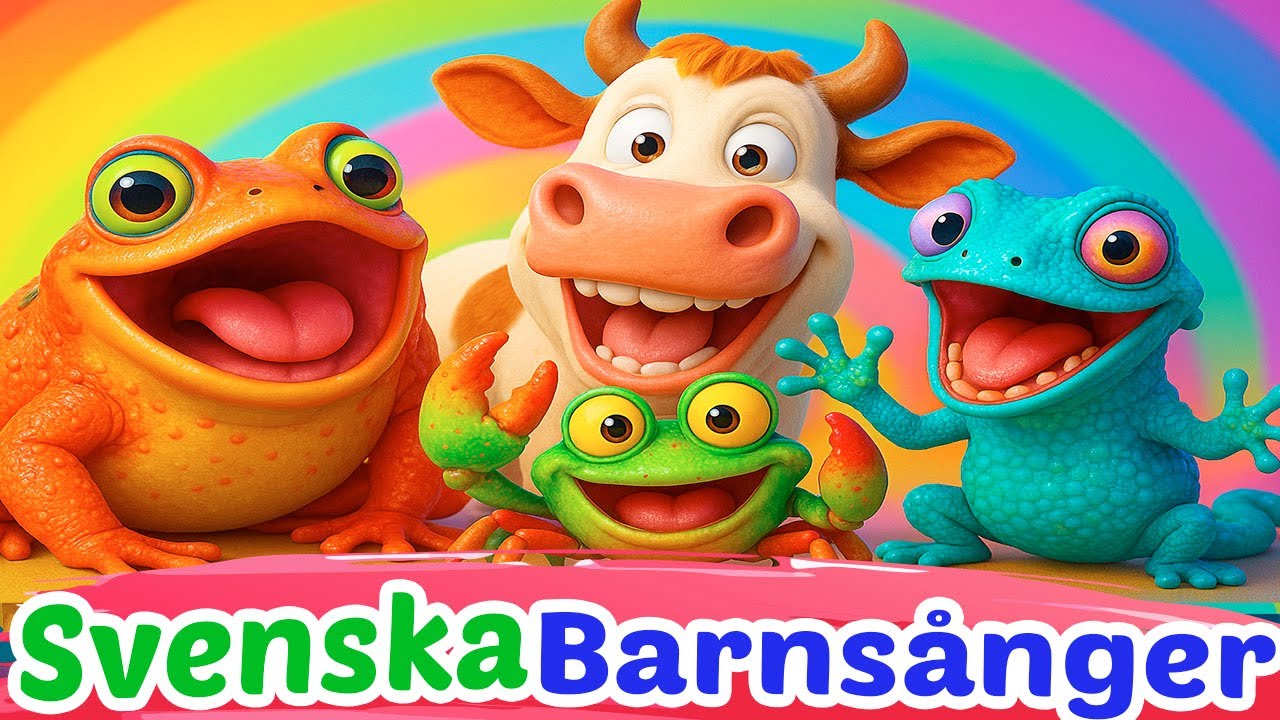 Klappa Händerna När DuÄrRiktigt Glad–Baby Shark,Bä Bä Vita Lamm, ABC och Mer|Svenska Barnsånger