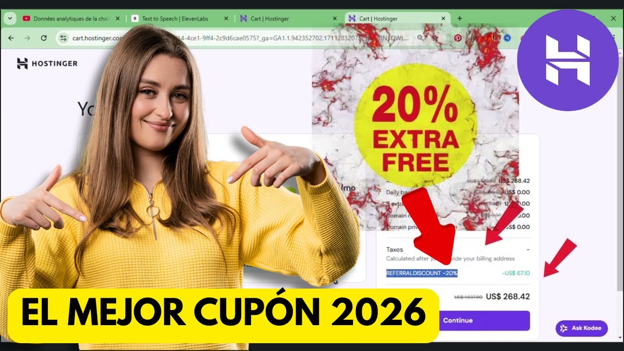 CUPOM Hostinger 2026: El C&oacute;digo Promo para Obtener el M&aacute;ximo Descuento
