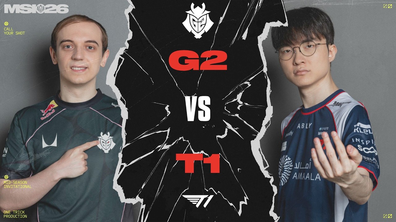 G2 vs T1, UN MATCH IMPORTANT POUR L'EUROPE ! (MSI 2026)
