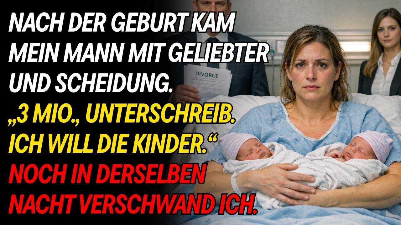 Mein Mann bot mir 3 Millionen, damit ich meine Zwillinge verlasse… in derselben Nacht verschwand ich