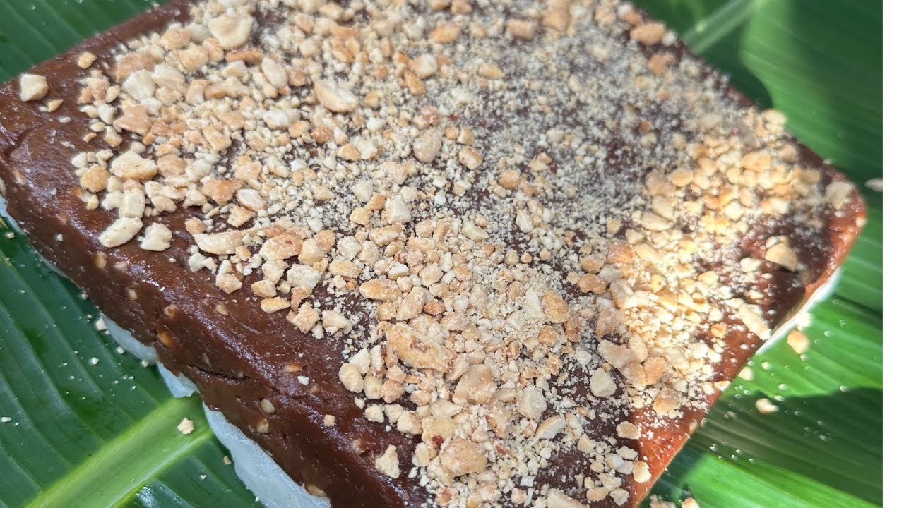 Easy pan muron recipe - chocolate rice cakes! Filipino kakanin 