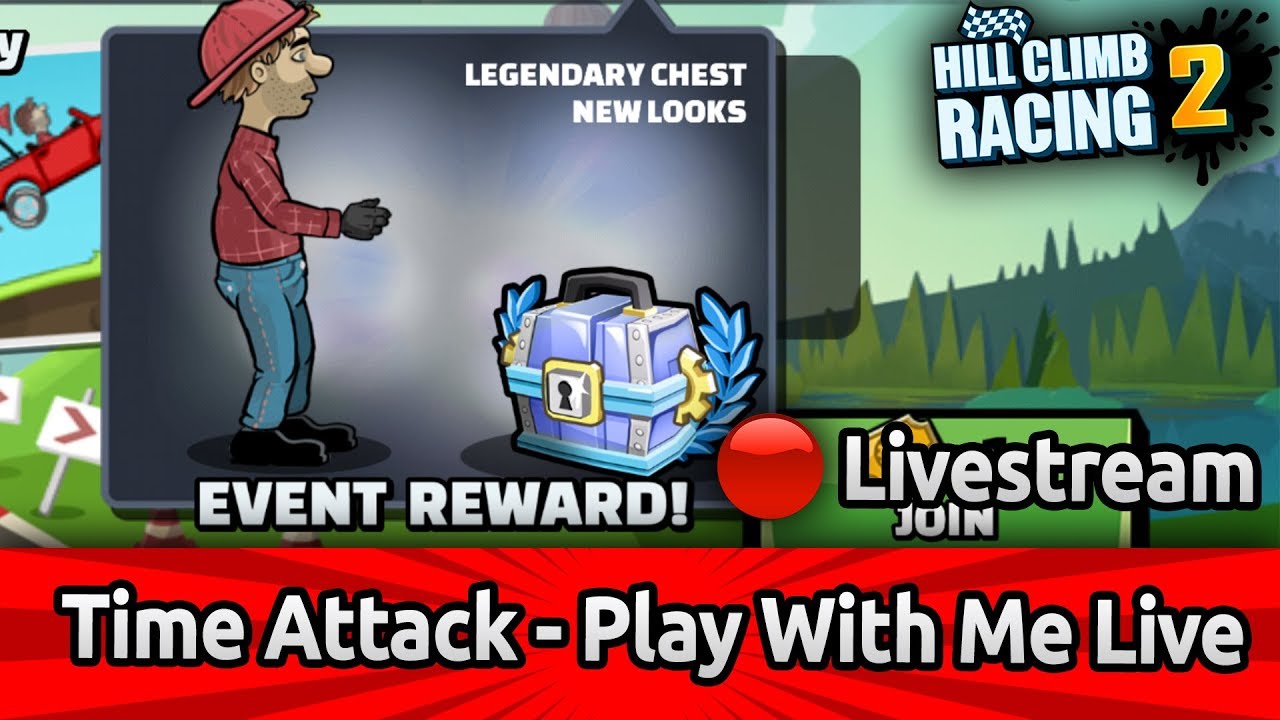 🔴 Hill Climb Racing 2 - Come To Play With Me - Time Attack ❤❤