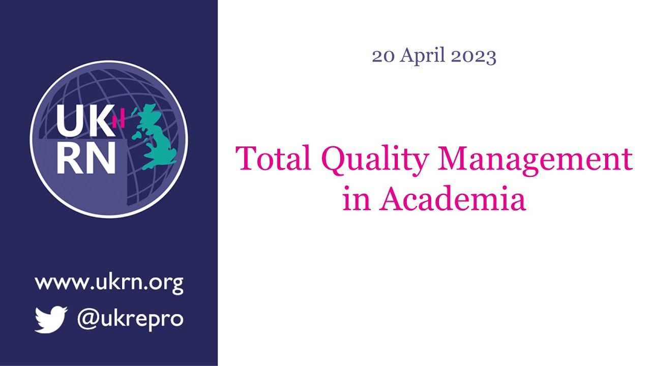 Total Quality Management in Academia