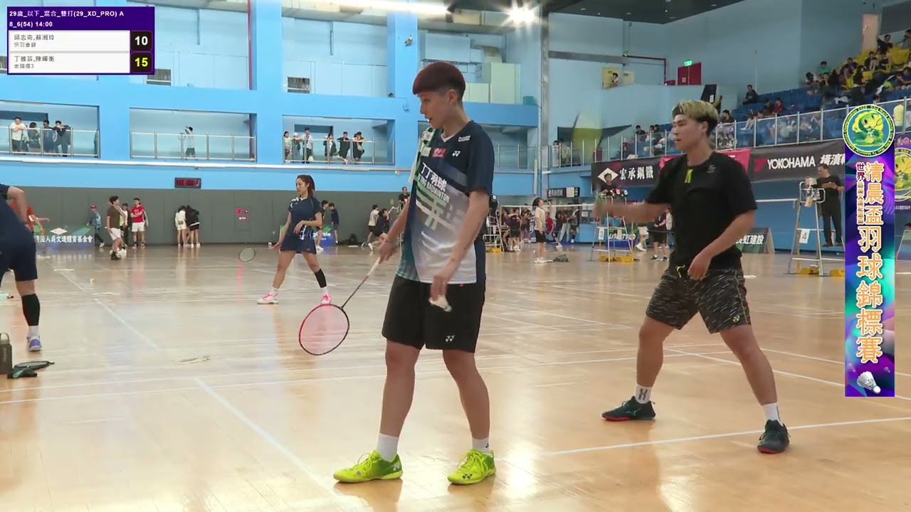 [轉播]OPEN U29XD (陳暉衡/丁雅芸 vs 邱志奇/蘇湘玲)2025第53屆清晨盃羽球錦標賽