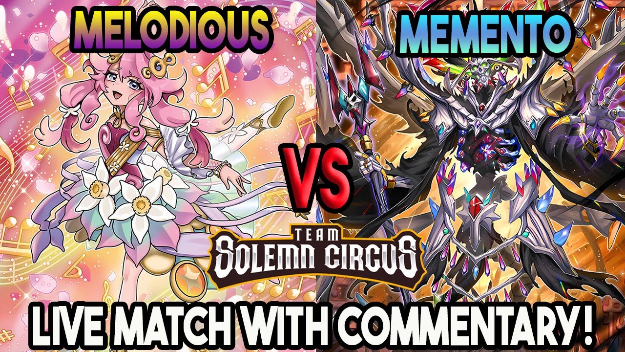 Melodious Vs Memento : Yu-Gi-Oh! Locals Feature Match | Live Duel