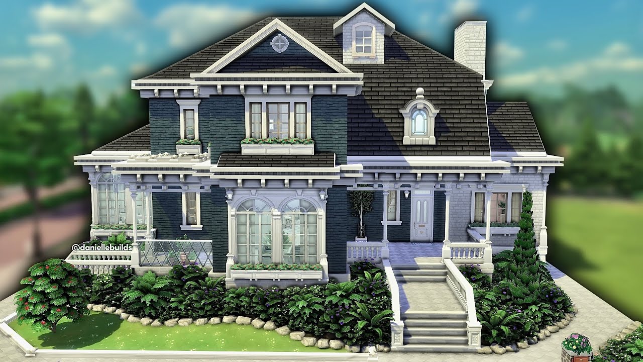 Newcrest Mansion | The Sims 4 Speed Build | No CC