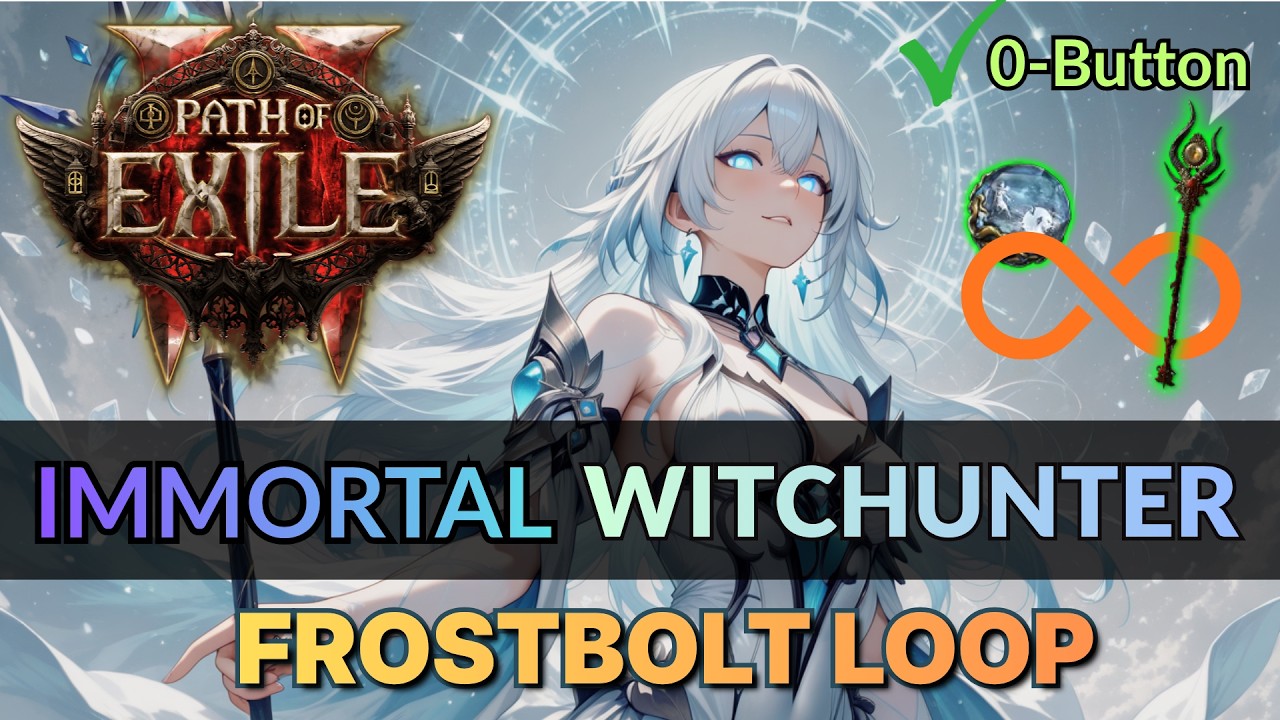 [PoE 2] The 0-Button AFK Infinite Loop Immortal Witchhunter | 0.5.5 Forbidden Rites