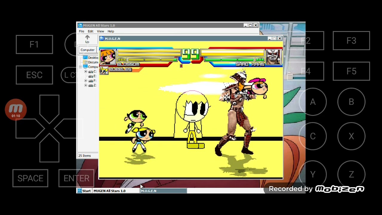 Mugen Battle #3090: MVC Blossom, Bubbles & Buttercup vs Shao Kahn
