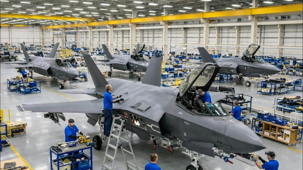 Inside the world&rsquo;s most advanced fighter jet-35(Full Process)